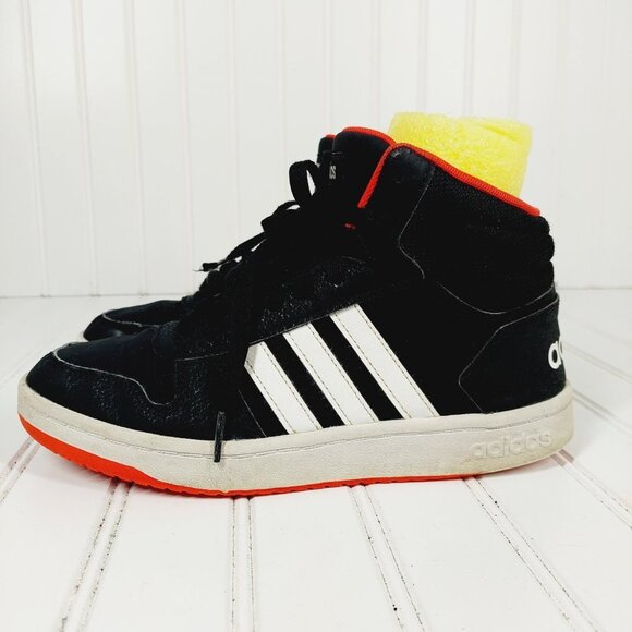 adidas Other - Adidas Hoops 2 Details Black White Orange Running Athletic Shoes Sneakers P414